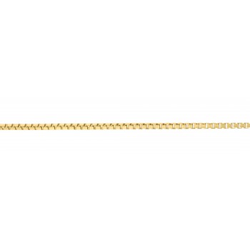 Gold chain 10kt, Small square